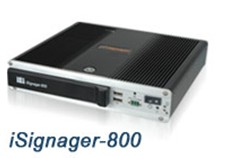 威強推出Atom平臺iSignager-800獨立廣告機播放器