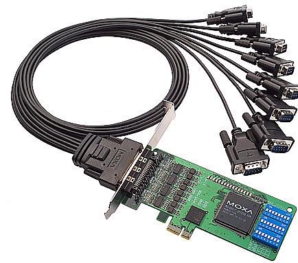 MOXA CP-118EL 總代理 PCI Express多串口卡