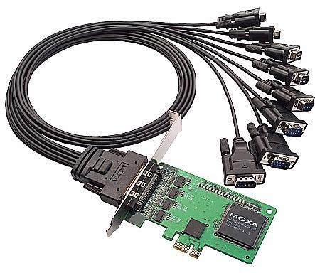 MOXA CP-168EL 總代理 PCI Express多串口卡