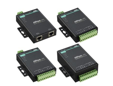Moxa NPort 5200 系列2 口 RS-232/422/485 串口設備聯網服務器
